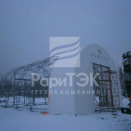 Hangar 16x10x7 m., For storage and repair of vehicles, Republic of Sakha-Yakutia.