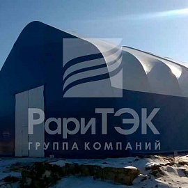 Hangar 18x18x10 for storage and repair of vehicles, Perm region.