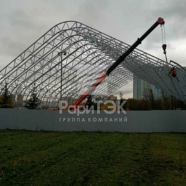 Football arena 43x66x18 m., St. Petersburg.